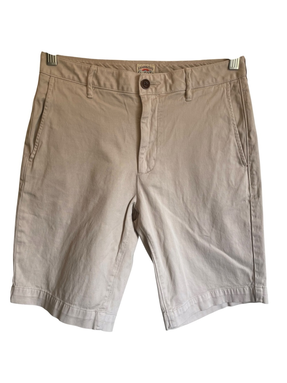Faherty Reserve Chino Men's Light Khaki Flat Front Shorts 9” Inseam